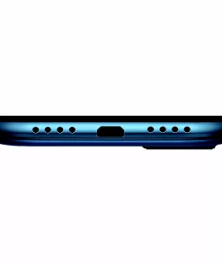 Hisense infinity electric blue bottom view displaying c-type charging port and speakers