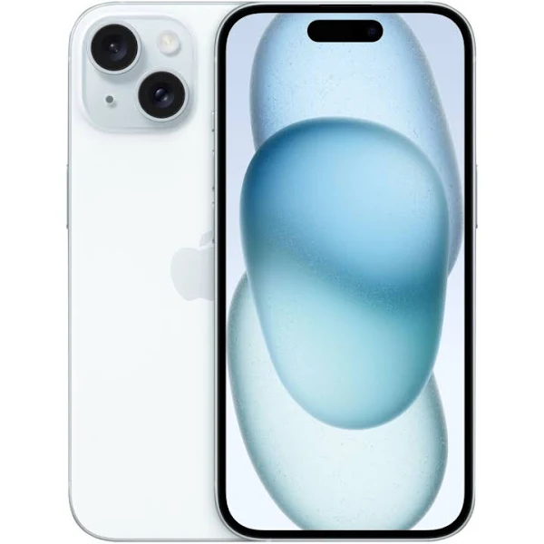 iphone 15 in light blue