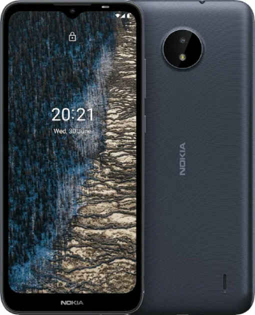 Front+Back view of Nokia C20