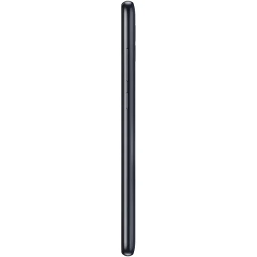 slim sleek design of the Samsung A04e in black