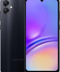 Samsung Galaxy A05 black front display plus dual camera