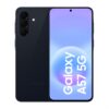 Samsung Galaxy A57 cell phone front and back views including cameras